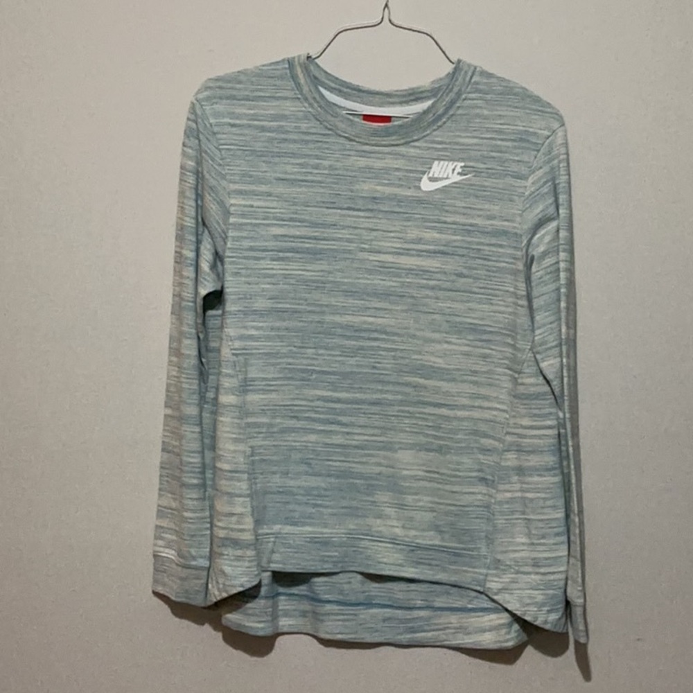 Nike  Heathered blue Long Sleeve Tee